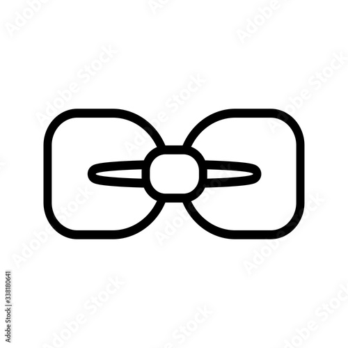 Bow icon on white background