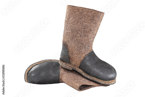 Felted boots - the best special shoes for the cold photo