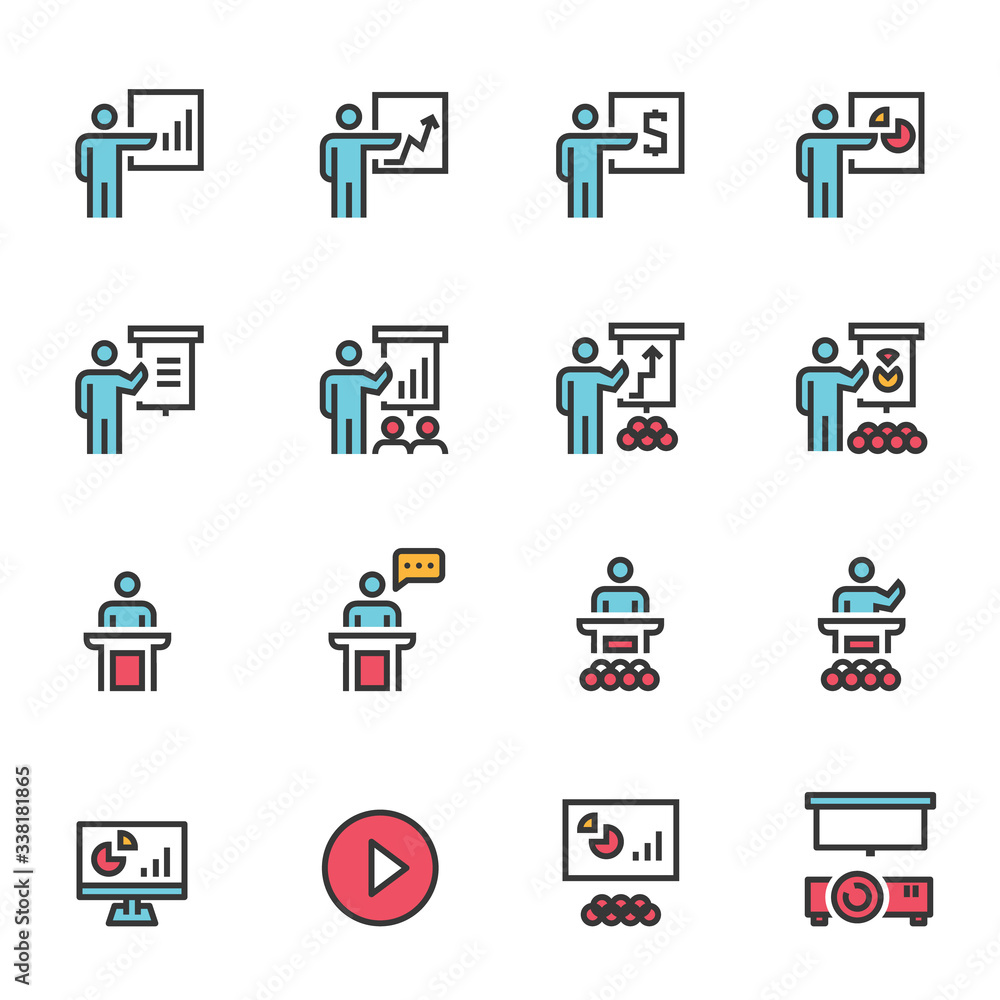 Business People Icons Vector illustration Business People Icons Vector illustration