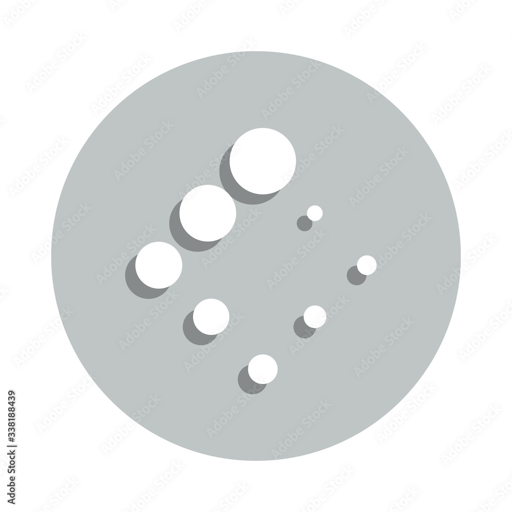 loading by points badge icon. Simple glyph, flat vector of Loader icons for ui and ux, website or mobile application loading by points badge icon. Simple glyph, flat vector of Loader icons for ui and ux, website or mobile application