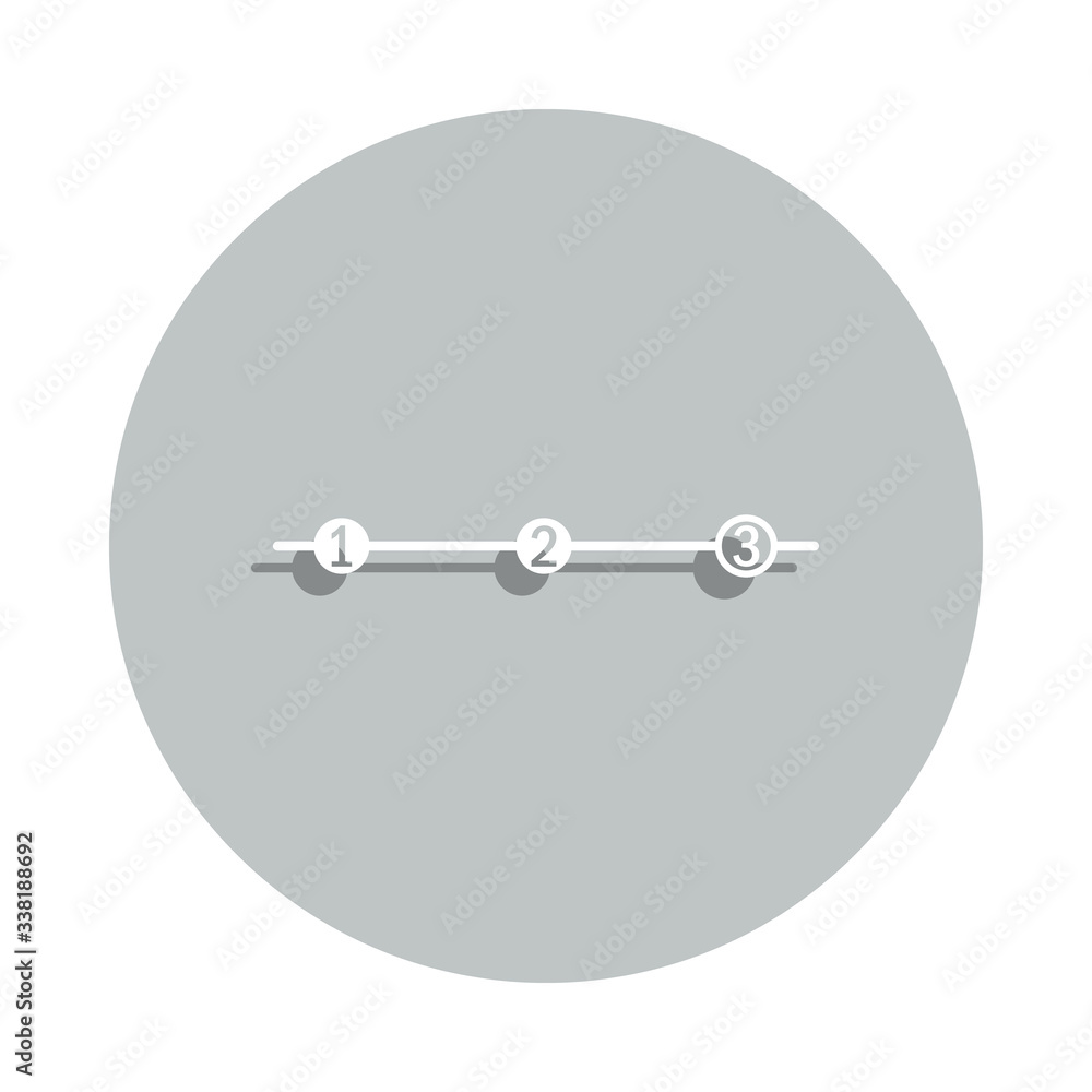 loding by step badge icon. Simple glyph, flat vector of Loader icons for ui and ux, website or mobile application loding by step badge icon. Simple glyph, flat vector of Loader icons for ui and ux, website or mobile application