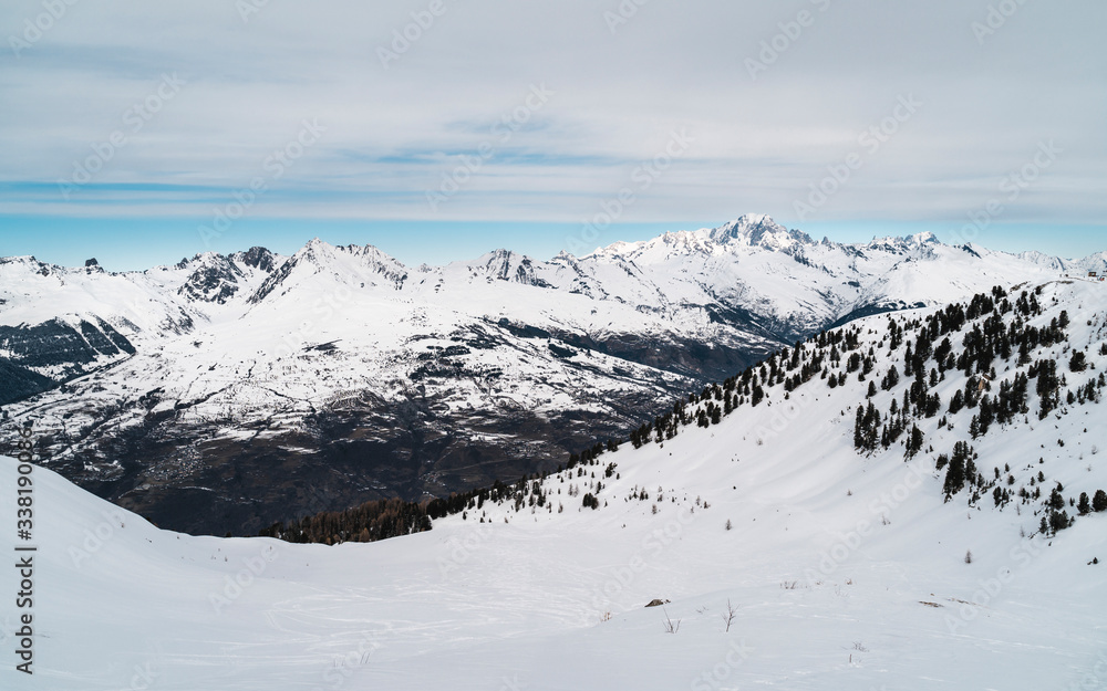 La Plagne ski resort, French Alps, Tarentaise, France, Europe