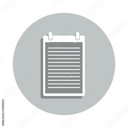 records badge icon. Simple glyph, flat vector of web icons for ui and ux, website or mobile application