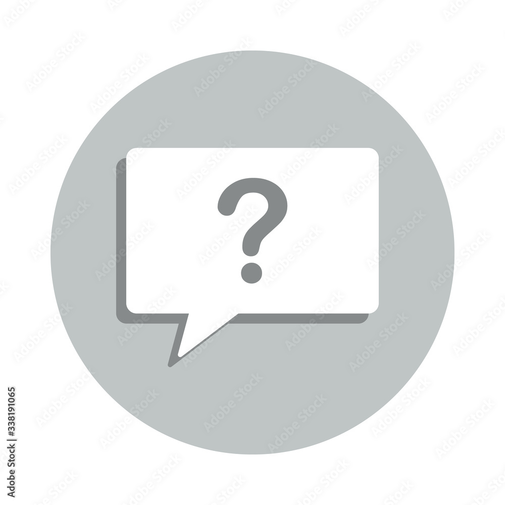 question badge icon. Simple glyph, flat vector of web icons for ui and ux, website or mobile application question badge icon. Simple glyph, flat vector of web icons for ui and ux, website or mobile application