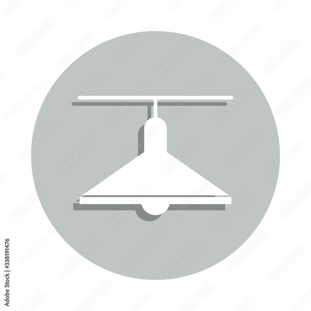 chandelier badge icon. Simple glyph, flat vector of web icons for ui and ux, website or mobile application chandelier badge icon. Simple glyph, flat vector of web icons for ui and ux, website or mobile application
