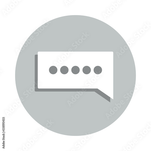 colloquial badge icon. Simple glyph, flat vector of web icons for ui and ux, website or mobile application