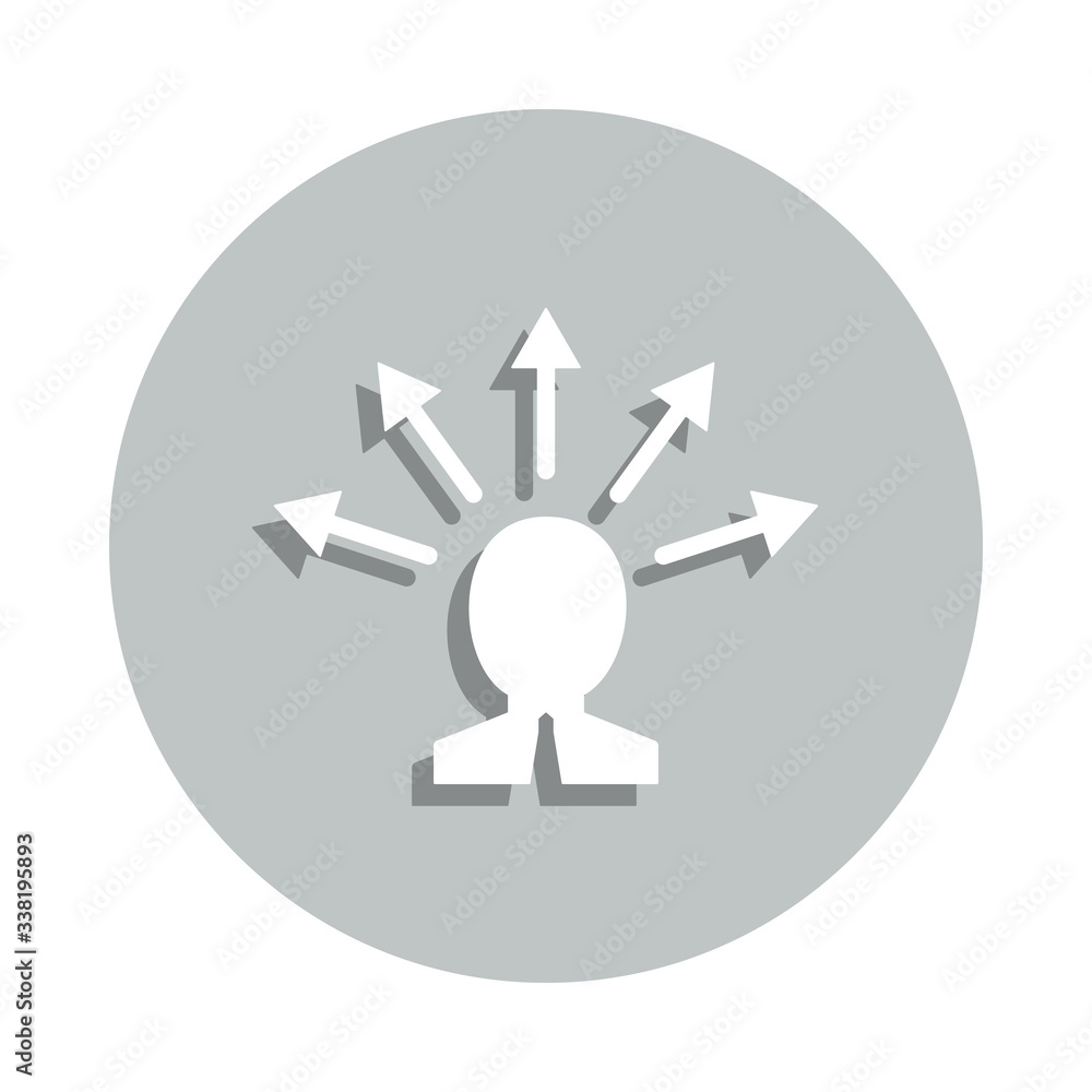 Leader, arrow, up, business badge icon. Simple glyph, flat vector of business icons for ui and ux, website or mobile application Leader, arrow, up, business badge icon. Simple glyph, flat vector of business icons for ui and ux, website or mobile application