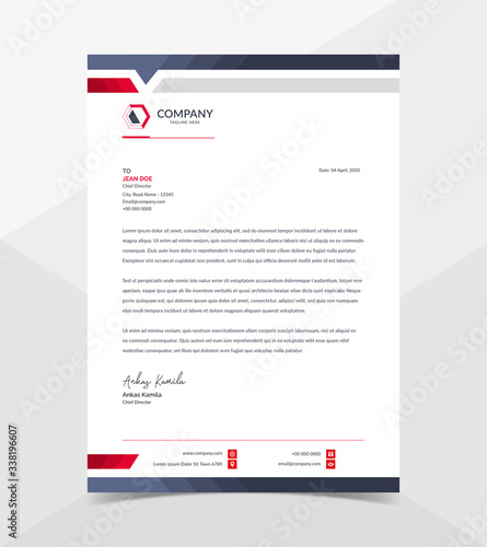 Professional And Modern Corporate Letterhead Template