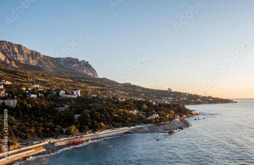 Panorama with landscape. Panorama of Crimea. © Alexandra Mareeva