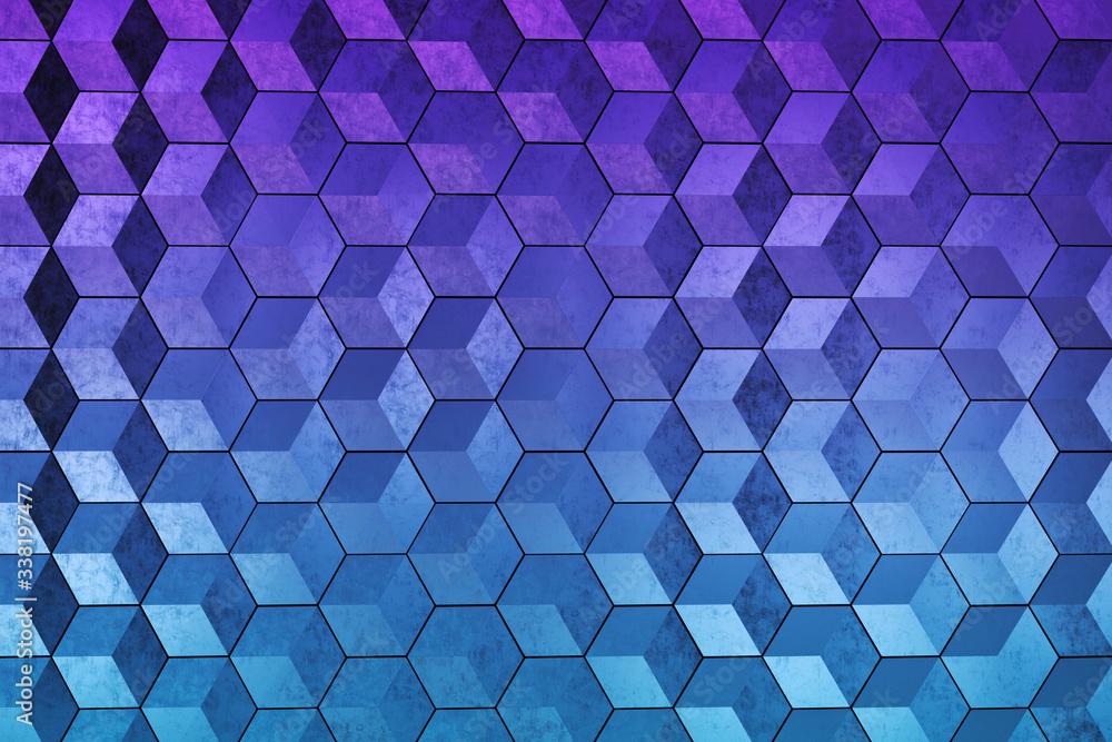 Abstract digital blue wall background. Abstract digital blue wall background.