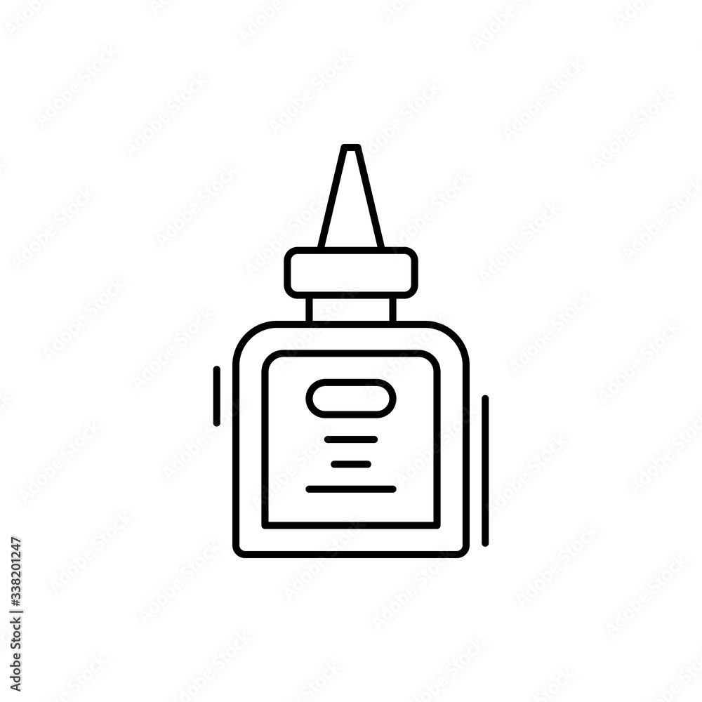 Mustard icon. Simple line, outline vector elements of kitchen object for ui and ux, website or mobile application Mustard icon. Simple line, outline vector elements of kitchen object for ui and ux, website or mobile application