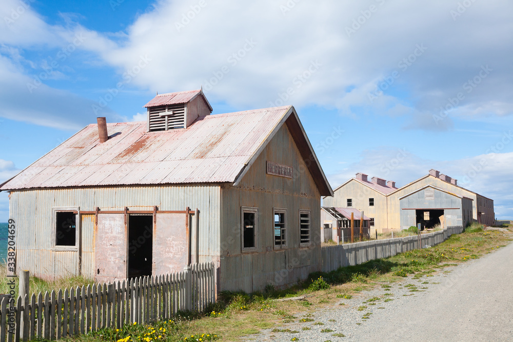 San Gregorio townscape, Punta Delgada, Chile landmark San Gregorio townscape, Punta Delgada, Chile landmark