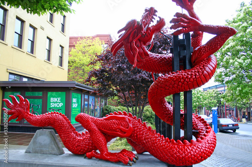 Red Dragon in Chinatown (BC 00169)