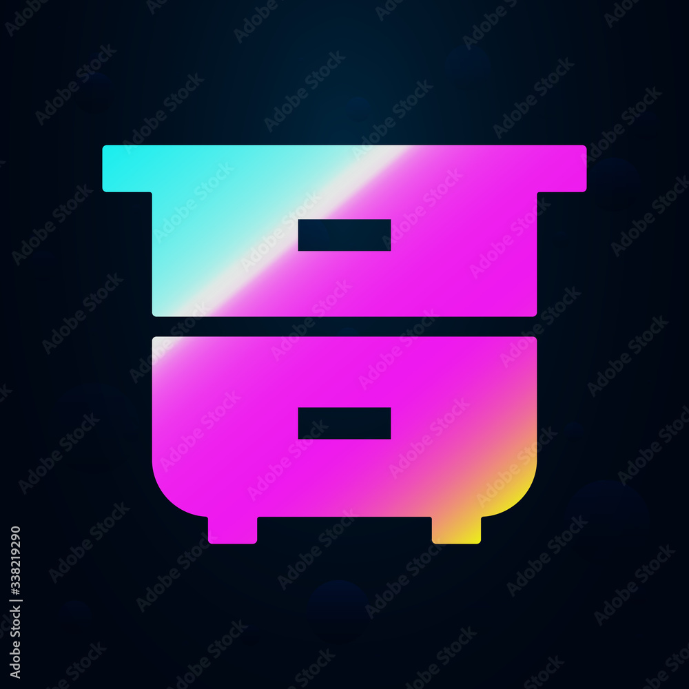 Closet nolan icon. Simple thin line, outline vector of furniture icons for ui and ux, website or mobile application Closet nolan icon. Simple thin line, outline vector of furniture icons for ui and ux, website or mobile application