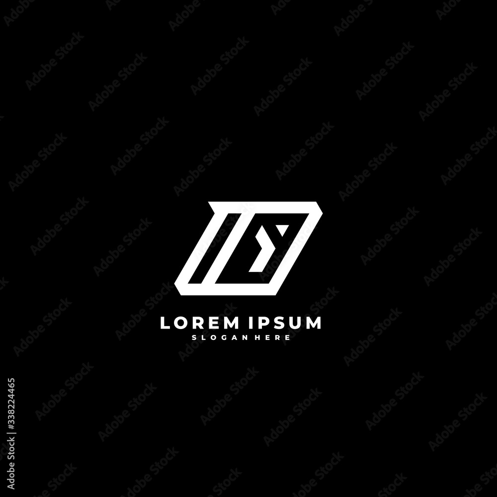 Obraz premium Initial Logo O Template. Thin lines elegant letter O.