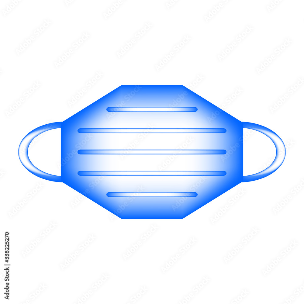Medical mask icon. Medical mask icon.