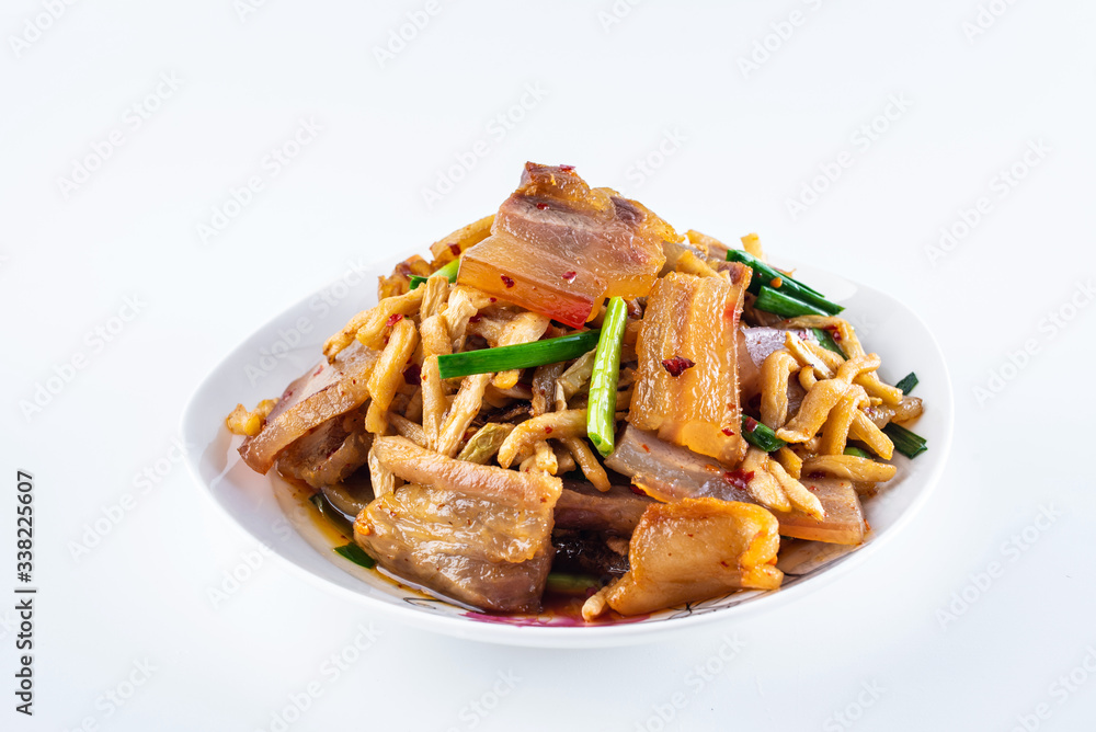 Fried Hunan Bacon, Home-cooked Vegetables, Hunan Fried Hunan Bacon, Home-cooked Vegetables, Hunan