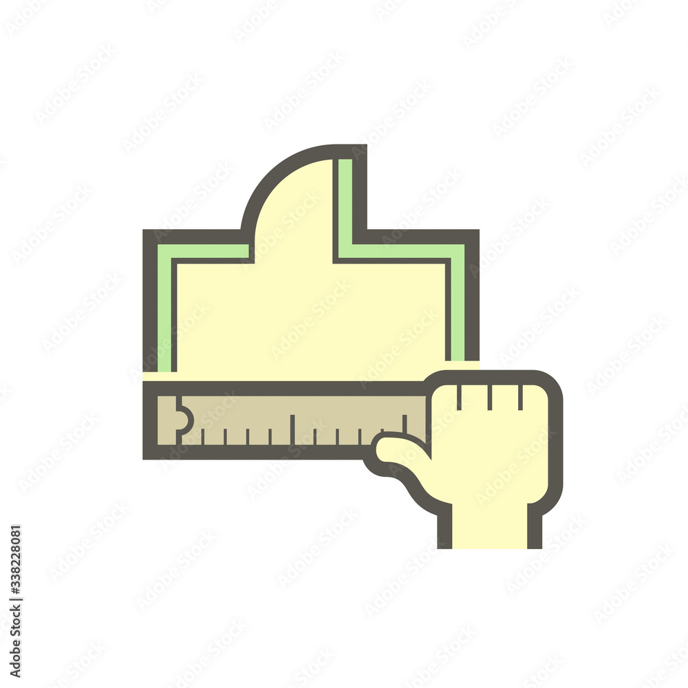 House plan design vector icon design on white. House plan design vector icon design on white.