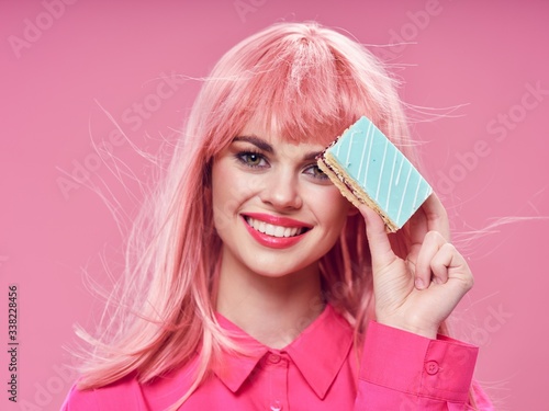 young woman with a comb