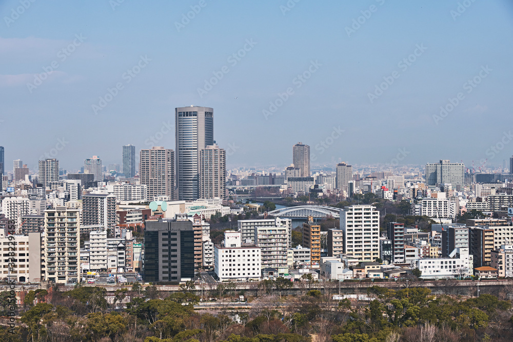 downtown of japan city, Osaka