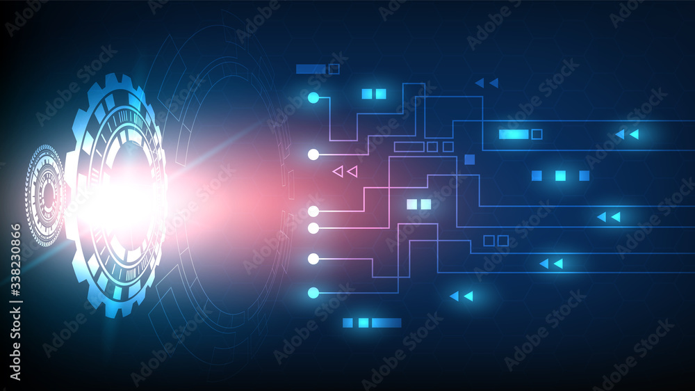 Circuit technology background with hi-tech digital data Circuit technology background with hi-tech digital data