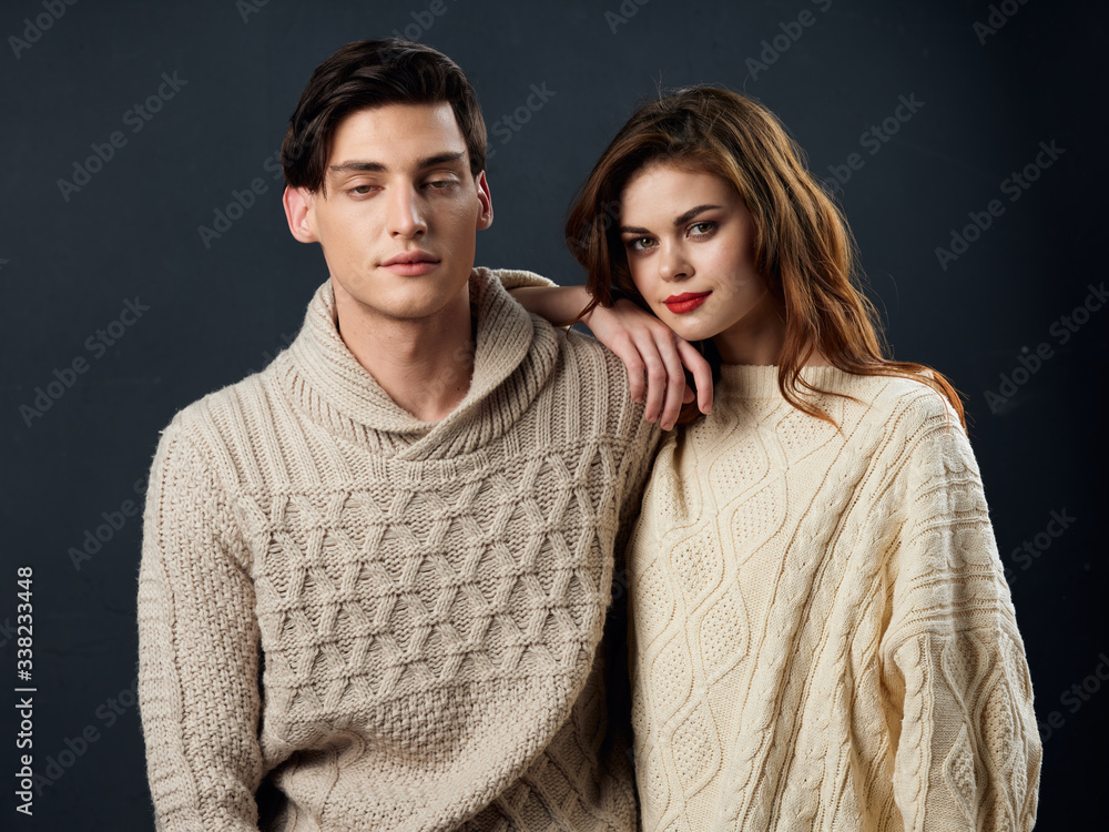 portrait of a young couple portrait of a young couple