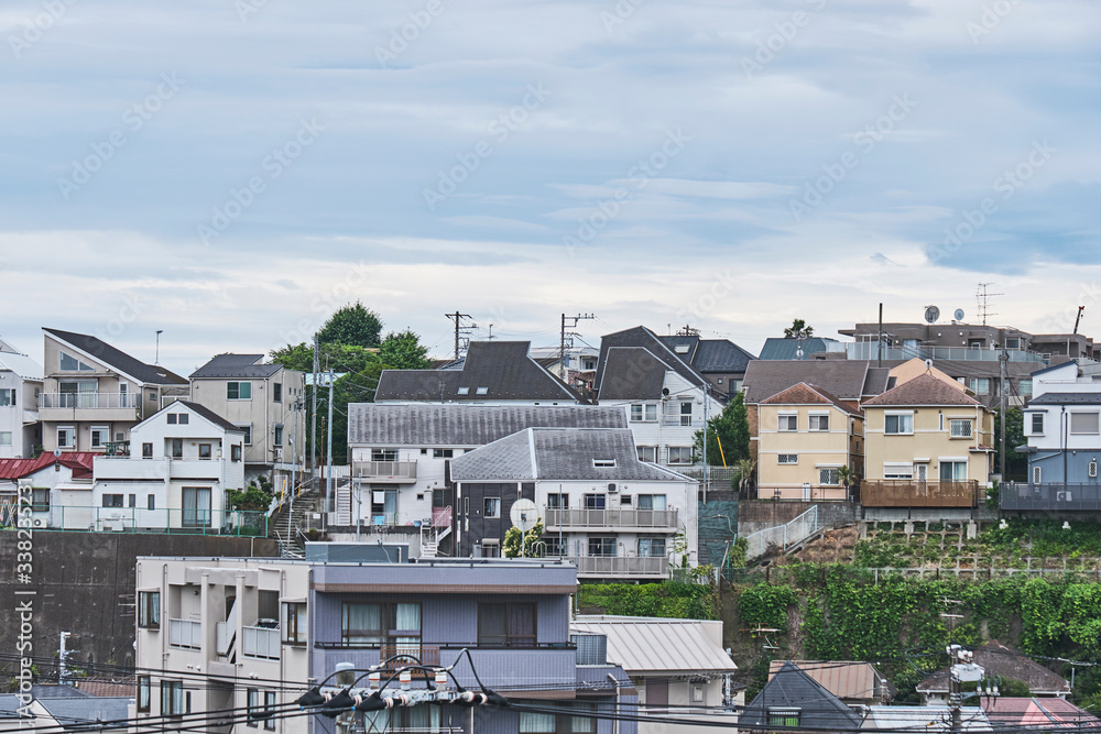 Obraz premium view of the old town of tokyo, japan