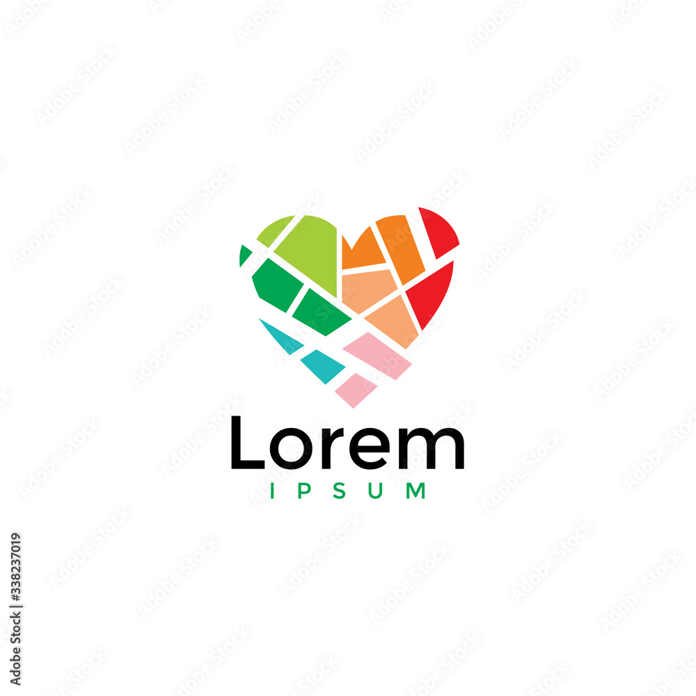 heart, love, symbol logo icon. modern template design vector heart, love, symbol logo icon. modern template design vector