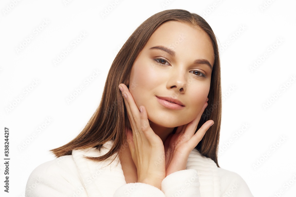 beautiful woman glamor luxury tudio model isolated background beautiful woman glamor luxury tudio model isolated background