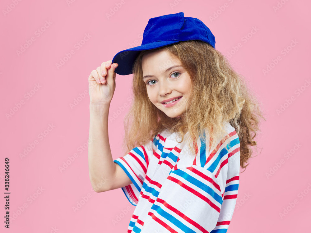 young girl in a hat young girl in a hat