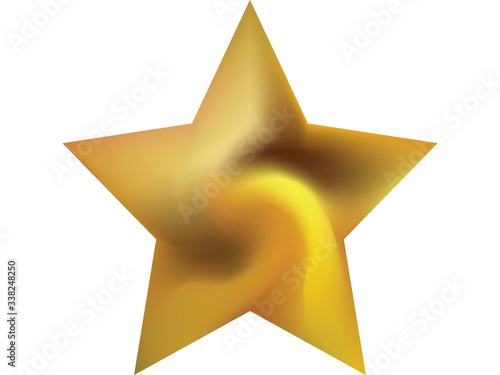 Colored background in the form of pentagram.