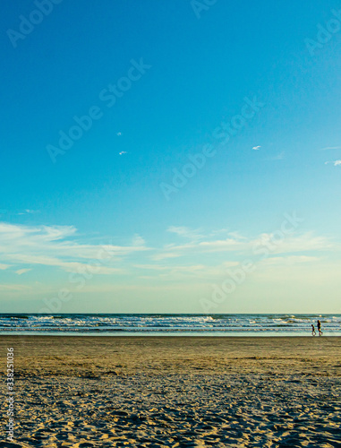 A praia