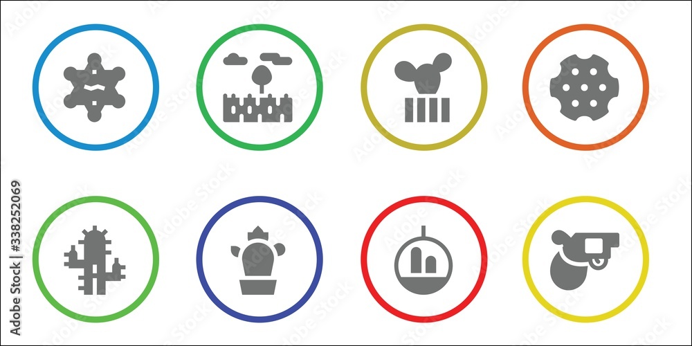 Modern Simple Set of western Vector filled Icons