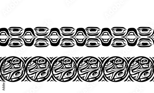 abstract background native north american set