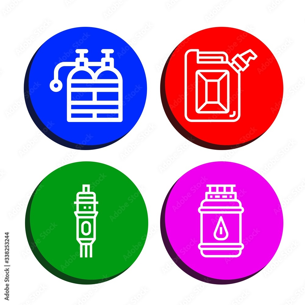 canister icon set