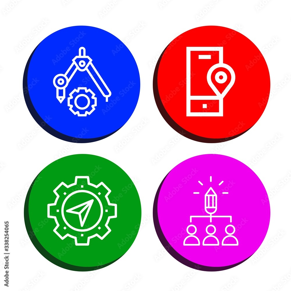 navigation simple icons set navigation simple icons set