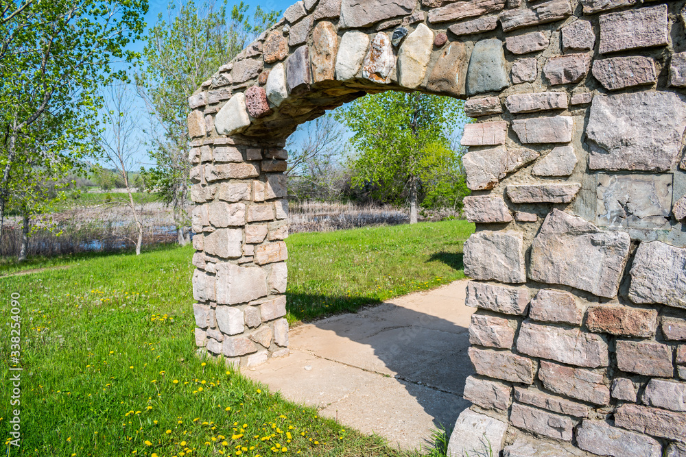 Naklejka premium The Fort Meade Recreational Area in Sturgis, South Dakota