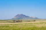 An overlooking view of nature in Bear Butte State Park, South Dakota