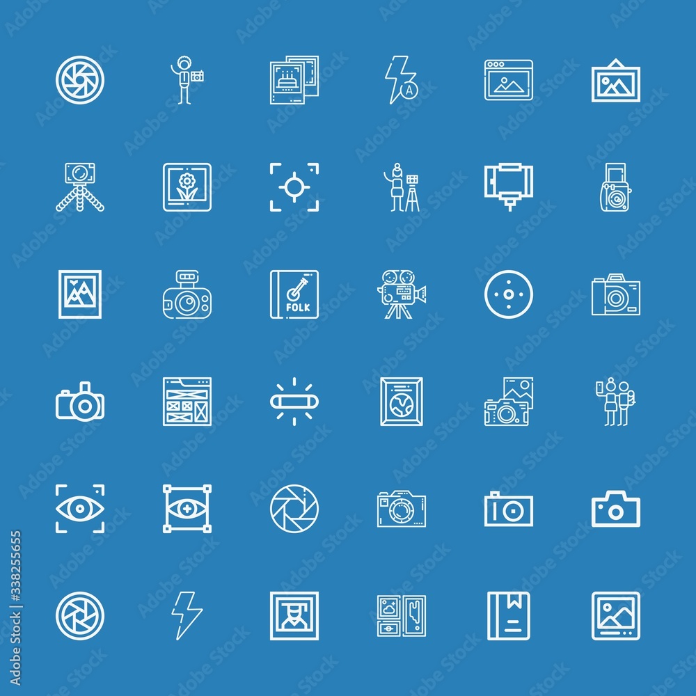 Editable 36 photography icons for web and mobile Editable 36 photography icons for web and mobile