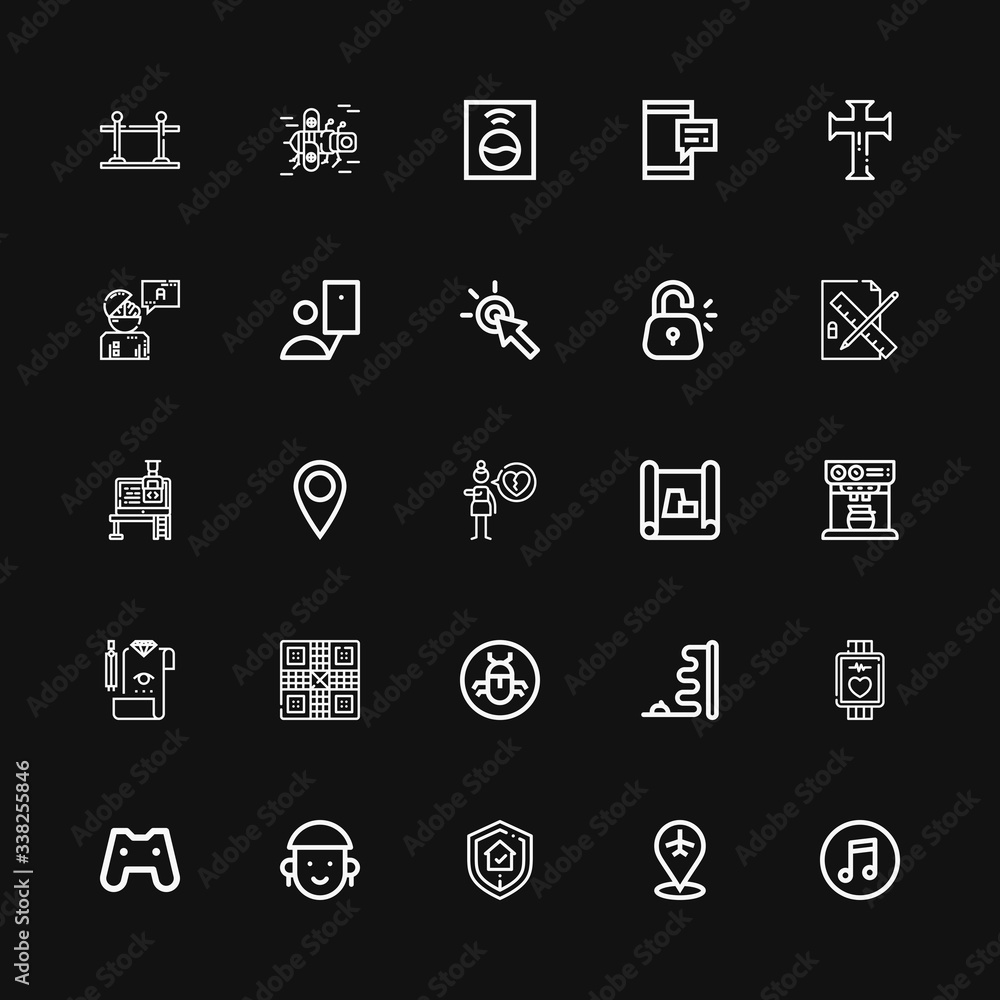 Editable 25 app icons for web and mobile Editable 25 app icons for web and mobile