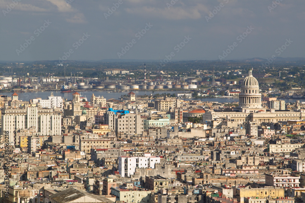 Havana, Cuba with the Capitola in view