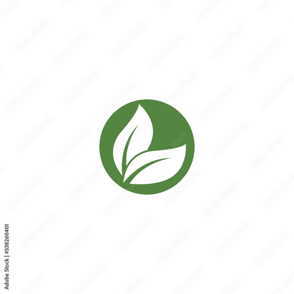 Green leaf logo Green leaf logo