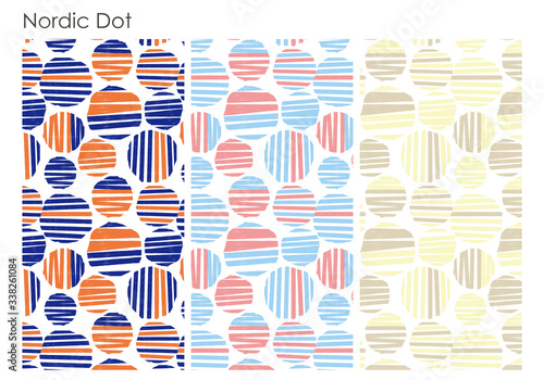 seamless pattern with Nordic pattern