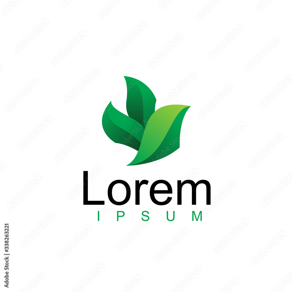 eco, green, leaf logo design. modern icon, template vector eco, green, leaf logo design. modern icon, template vector