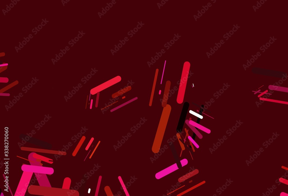Light Pink, Yellow vector pattern with narrow lines. Light Pink, Yellow vector pattern with narrow lines.
