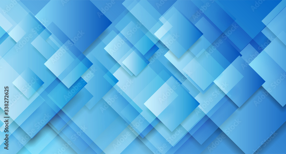 Bright blue glossy squares abstract tech geometric background. Vector design Bright blue glossy squares abstract tech geometric background. Vector design