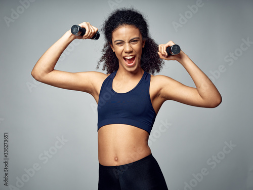 fitness woman exercising © SHOTPRIME STUDIO