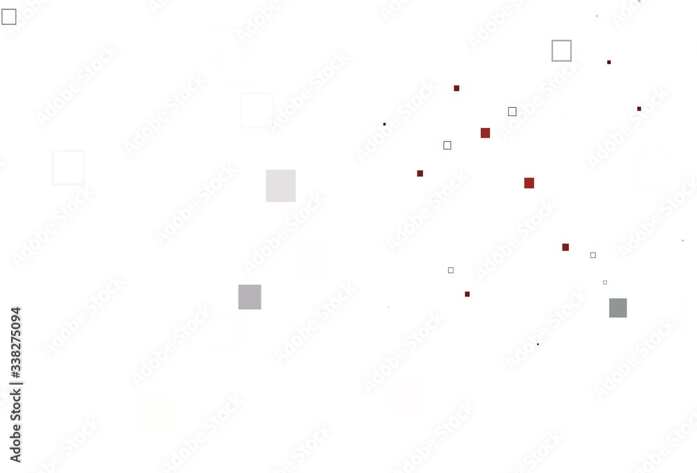 Obraz premium Light Red vector texture with rectangular style.