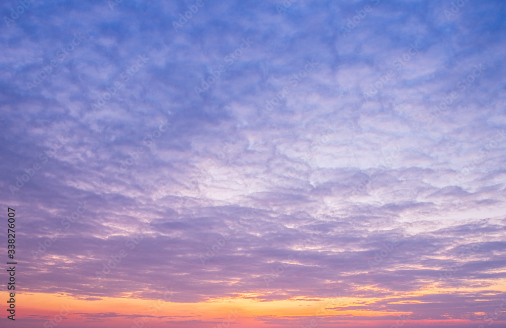 sunset over the sea nature concept background, banner cover background.