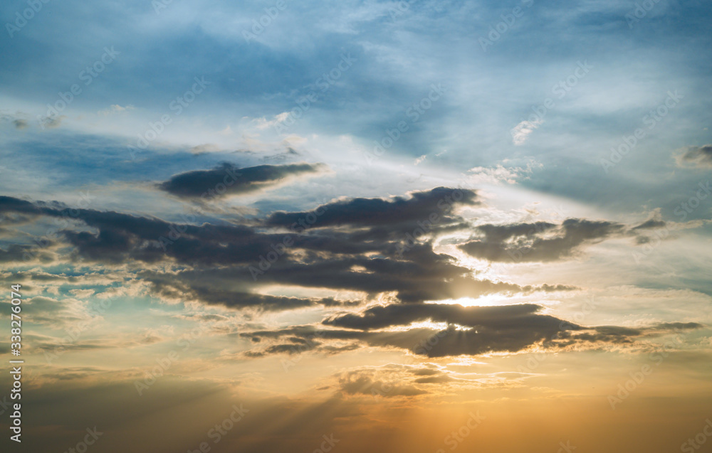 sunset over the sea nature concept background, banner cover background. sunset over the sea nature concept background, banner cover background.